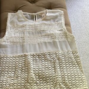 Mossimo Supply Co. White Embellished Blouse